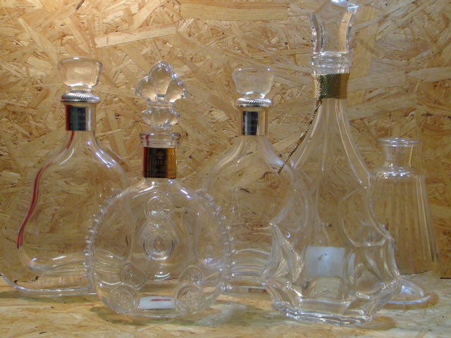 レミーマルタン ルイ13世 、ヘネシーリシャール、カミュ　ジュビリー、カラフェ空瓶 